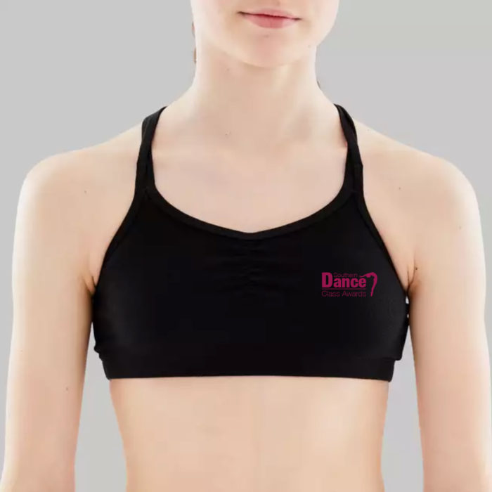 Girls Crop Top With Crossover Straps